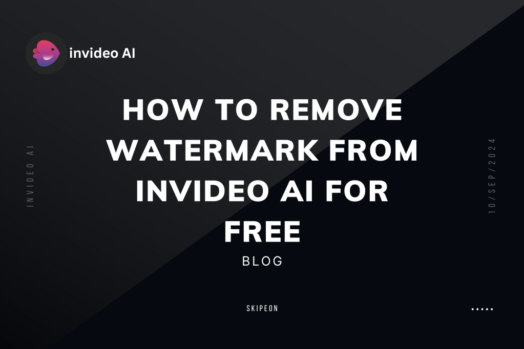 How to remove watermark from invideo ai for&nbsp;free
