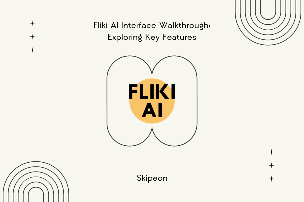 Fliki AI Interface Walkthrough Exploring Key&nbsp;Features