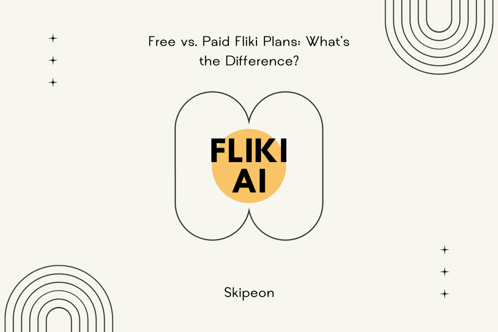 Free vs. Paid Fliki Plans What’s the&nbsp;Difference