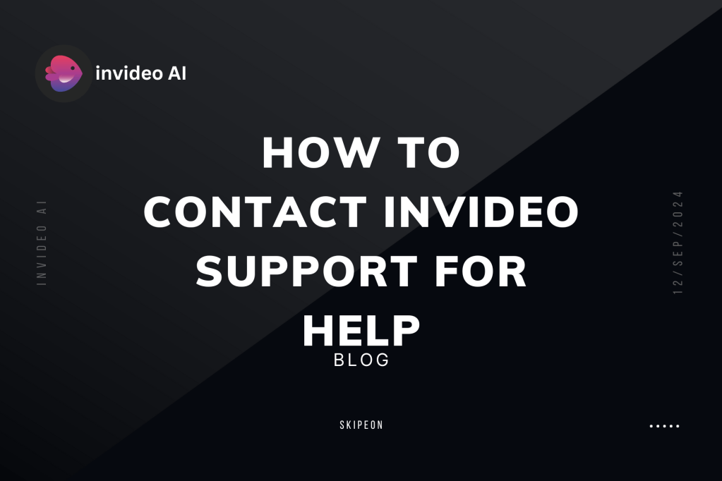 How to Contact InVideo Support for Help